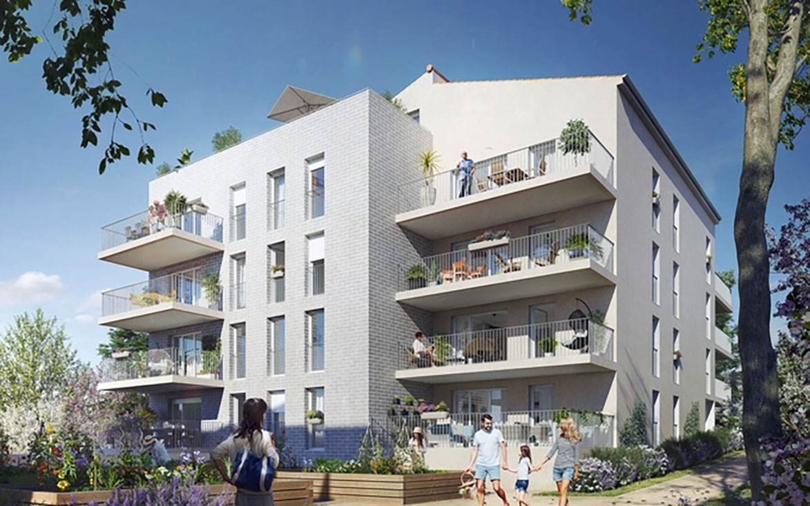 vue-programme résidence Villa Lumia à Marseille